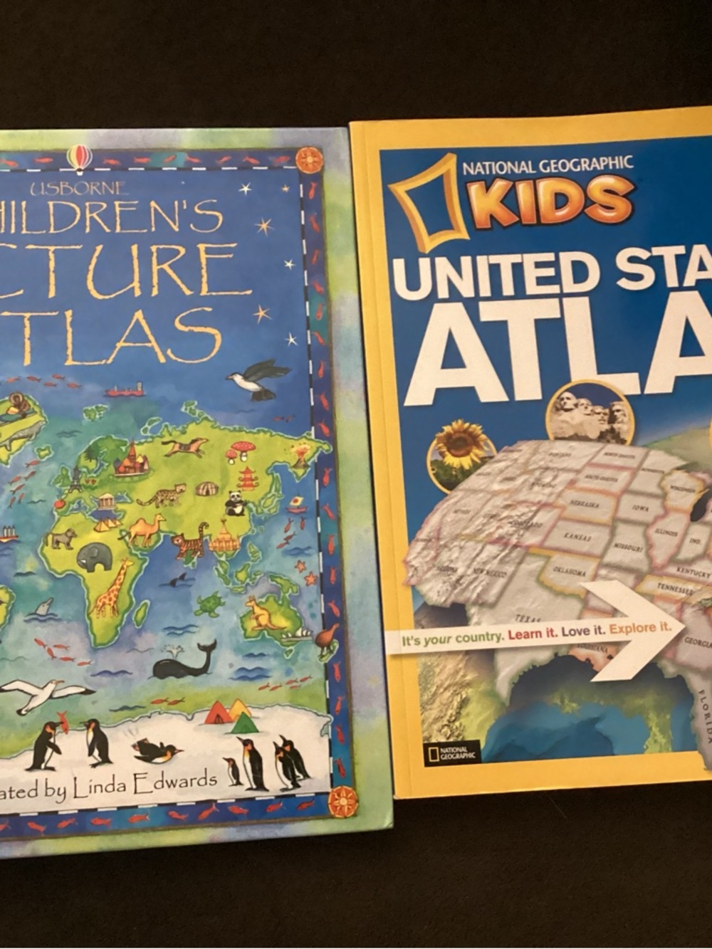 National Geographic Kids United States Atlas - Blue and Yellow Cover